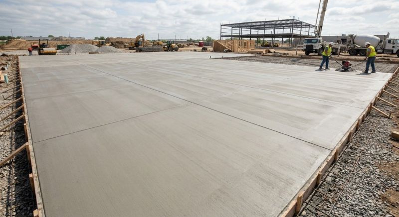 Commercial Slab Installation in Toledo, OH