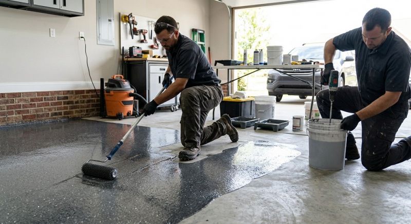 Epoxy Coating Installation in Fairfax, VA