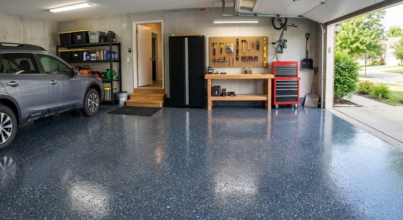 Garage Floor Epoxy Installation in Fairfax, VA