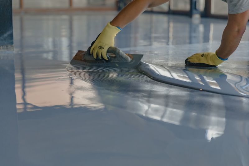 Garage Floor Epoxy Installation in Loudoun County, VA